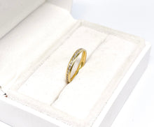 Lade das Bild in den Galerie-Viewer, Memoirering Memoire Ring - Hochzeitsring - Verlobungsring - Antragsring - Trauring/ Ehering - Gold Ring 18 Karat 750K - 0,37ct w/si