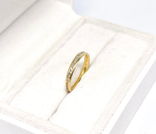 Lade das Bild in den Galerie-Viewer, Memoirering Memoire Ring - Hochzeitsring - Verlobungsring - Antragsring - Trauring/ Ehering - Gold Ring 18 Karat 750K - 0,37ct w/si