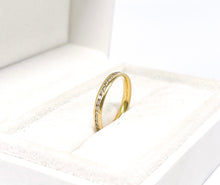 Lade das Bild in den Galerie-Viewer, Memoirering Memoire Ring - Hochzeitsring - Verlobungsring - Antragsring - Trauring/ Ehering - Gold Ring 18 Karat 750K - 0,37ct w/si