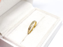 Lade das Bild in den Galerie-Viewer, Memoirering Memoire Ring - Hochzeitsring - Verlobungsring - Antragsring - Trauring/ Ehering - Gold Ring 18 Karat 750K - 0,37ct w/si