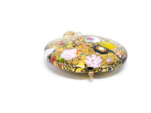 Lade das Bild in den Galerie-Viewer, Murano Gold Anhänger I Schmuck I multicolor I handgefertigt I Blattgold I 9 Karat 375K