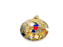 Lade das Bild in den Galerie-Viewer, Murano Gold Anhänger I Schmuck I multicolor I handgefertigt I Blattgold I 9 Karat 375K