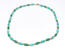 Lade das Bild in den Galerie-Viewer, Gold I Kette I Türkis I 9 Karat 375K