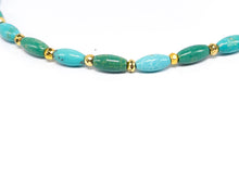 Lade das Bild in den Galerie-Viewer, Gold I Kette I Türkis I 9 Karat 375K