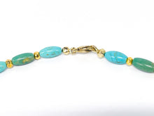 Lade das Bild in den Galerie-Viewer, Gold I Kette I Türkis I 9 Karat 375K