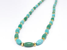Lade das Bild in den Galerie-Viewer, Gold I Kette I Türkis I 9 Karat 375K