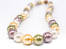 Lade das Bild in den Galerie-Viewer, Eine Bunte Mischung I Perlenkette I Perlen Gold Schmuck Kette I 14 Karat 585K