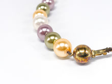 Lade das Bild in den Galerie-Viewer, Eine Bunte Mischung I Perlenkette I Perlen Gold Schmuck Kette I 14 Karat 585K