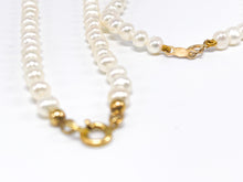 Lade das Bild in den Galerie-Viewer, Perlenschmuck I Unisex Gold Schmuck I Perlen Kette Armband I 8 Karat 333K 14 Karat 585K