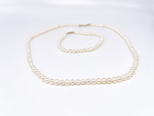 Lade das Bild in den Galerie-Viewer, Perlenschmuck I Unisex Gold Schmuck I Perlen Kette Armband I 8 Karat 333K 14 Karat 585K