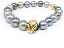Lade das Bild in den Galerie-Viewer, Perlenarmband I Gold Perlen Armband I Tahiti I Schmuck I 14 Karat 585K