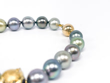 Lade das Bild in den Galerie-Viewer, Perlenarmband I Gold Perlen Armband I Tahiti I Schmuck I 14 Karat 585K