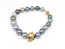 Lade das Bild in den Galerie-Viewer, Perlenarmband I Gold Perlen Armband I Tahiti I Schmuck I 14 Karat 585K