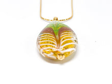 Lade das Bild in den Galerie-Viewer, Vintage Schmuck I Murano Tropfen I vergoldet I Anhänger + Kette I 925er Silber