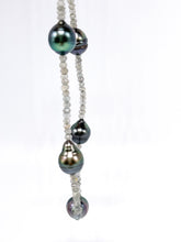 Lade das Bild in den Galerie-Viewer, Tahitiperlen I Perlenschmuck I Perlen Kette I 925er Silber