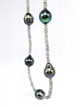 Lade das Bild in den Galerie-Viewer, Tahitiperlen I Perlenschmuck I Perlen Kette I 925er Silber