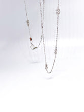 Lade das Bild in den Galerie-Viewer, Vintage Schmuck I Endloser Schmuck I Kette I 90-92cm I Herzform I 925er Silber