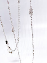 Lade das Bild in den Galerie-Viewer, Vintage Schmuck I Endloser Schmuck I Kette I 90-92cm I Herzform I 925er Silber