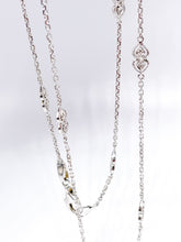 Lade das Bild in den Galerie-Viewer, Vintage Schmuck I Endloser Schmuck I Kette I 90-92cm I Herzform I 925er Silber
