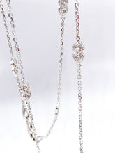 Lade das Bild in den Galerie-Viewer, Vintage Schmuck I Endloser Schmuck I Kette I 90-92cm I Herzform I 925er Silber