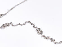 Lade das Bild in den Galerie-Viewer, Vintage Schmuck I Endloser Schmuck I Kette I 90-92cm I Herzform I 925er Silber