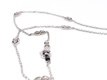 Lade das Bild in den Galerie-Viewer, Vintage Schmuck I Endloser Schmuck I Kette I 90-92cm I Herzform I 925er Silber