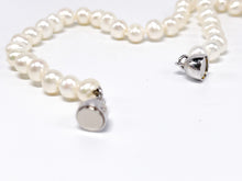 Lade das Bild in den Galerie-Viewer, Man Sang Collection I Perlenkette I Perlen Schmuck I Herz I 925er Silber (ohne Original Schatulle)