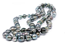 Lade das Bild in den Galerie-Viewer, PERLFEKT I Endloskette I Tahitizuchtperlen I Man Sang Collection I 120cm