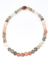 Lade das Bild in den Galerie-Viewer, kunterbunte Perlenkette I Kugelkette I Perlen Schmuck I 925er Silber