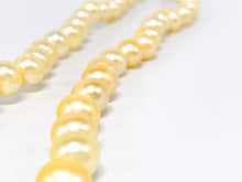 Lade das Bild in den Galerie-Viewer, Vintage Schmuck | Perlen Halskette | Kette | beige - gelb | 49cm 73gr 925er Silber