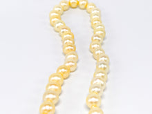 Lade das Bild in den Galerie-Viewer, Vintage Schmuck | Perlen Halskette | Kette | beige - gelb | 49cm 73gr 925er Silber