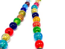 Lade das Bild in den Galerie-Viewer, Murano Kunterbunt 2.0 I Silberschmuck I Schmuck I Kette I handgefertigt I vergoldet I 925er Silber