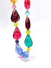 Lade das Bild in den Galerie-Viewer, Murano I Silberschmuck I Kette I multicolor I handgefertigt I 925er Silber