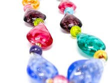 Lade das Bild in den Galerie-Viewer, Murano I Silberschmuck I Kette I multicolor I handgefertigt I 925er Silber