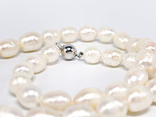 Lade das Bild in den Galerie-Viewer, Vintage Schmuck | Perlen Halskette | Kette | weiß | 44/45cm 51gr 925er Silber