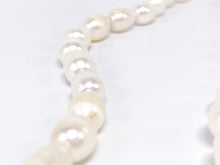 Lade das Bild in den Galerie-Viewer, Vintage Schmuck | Perlen Halskette | Kette | weiß | 44/45cm 51gr 925er Silber