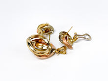 Lade das Bild in den Galerie-Viewer, Tricolor I Gold Schmuckset I Ohrringe/ Ohrstecker I Anhänger I 8 Karat 333K