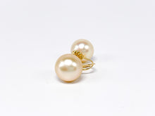 Lade das Bild in den Galerie-Viewer, Perlenschmuck I Perlen I Ohrringe I weiß beige I 14 Karat 585K