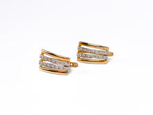 Lade das Bild in den Galerie-Viewer, Vintage Schmuck | Gold Rotgold Roségold | Ohrringe | 14 Karat 585K