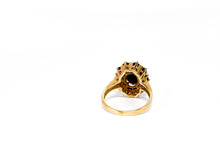 Lade das Bild in den Galerie-Viewer, Vintage I Schmuck I H & S Gold Ring I Granat rot I 14 Karat 585K