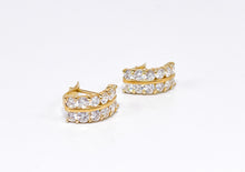 Lade das Bild in den Galerie-Viewer, Gold I Goldschmuck I Ohrringe I DQCZ Steine I 14 Karat 585K