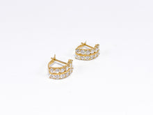 Lade das Bild in den Galerie-Viewer, Gold I Goldschmuck I Ohrringe I DQCZ Steine I 14 Karat 585K