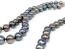 Lade das Bild in den Galerie-Viewer, Tahitiperlen I Tahiti Perlen Kette + Armband I Vintage Schmuck I 925er Silber