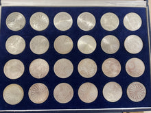 Lade das Bild in den Galerie-Viewer, 10-DM Deutsche Mark Kpl. Set | Olympiade Olympische Spiele München 1972 D F G J | Silber Münzen