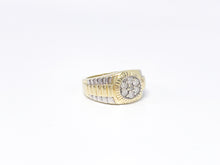 Lade das Bild in den Galerie-Viewer, RLX Stil | Unisex | Präsidentenband Glieder Präsidenten | Bicolor Gold Weißgold Diamanten Ring Gr. 56 | 0,47ct | 18 Karat 750K