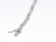 Lade das Bild in den Galerie-Viewer, LOVE Armband | Silber Silberschmuck Schmuck | DQCZ Steine | 21cm | 925er