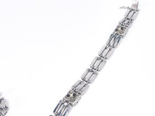 Lade das Bild in den Galerie-Viewer, Silber Schmuck | Silberschmuck | Armband + Ohrringe (Creolen) DQCZ Steine | 925er