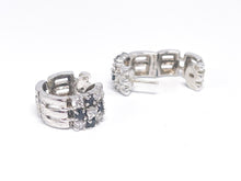 Lade das Bild in den Galerie-Viewer, Silber Schmuck | Silberschmuck | Armband + Ohrringe (Creolen) DQCZ Steine | 925er