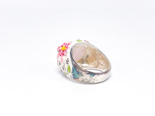 Lade das Bild in den Galerie-Viewer, Vintage Blumen Silber Ring | Silberschmuck | Schmuck | Gr. 59 | 925er