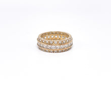 Lade das Bild in den Galerie-Viewer, Memory Memoirering Memoire | Verlobungsring | Ring Silber (vergoldet) | Silberschmuck | Gr. 62/63 8,3mm 925er